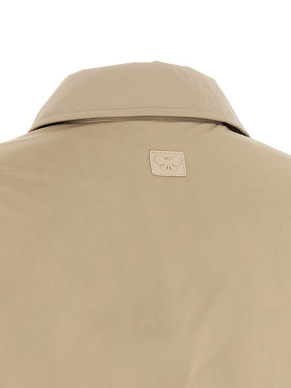 Weekend Max Mara Beige Padded Shirt Jacket