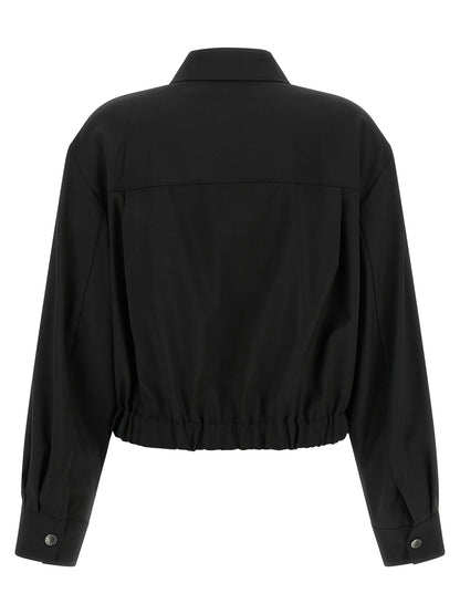 Weekend Max Mara Black Virgin Wool Jacket