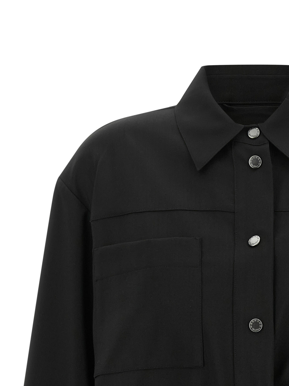 Weekend Max Mara Black Virgin Wool Jacket