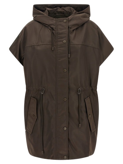 Weekend Max Mara Orgiano Brown Padded Vest