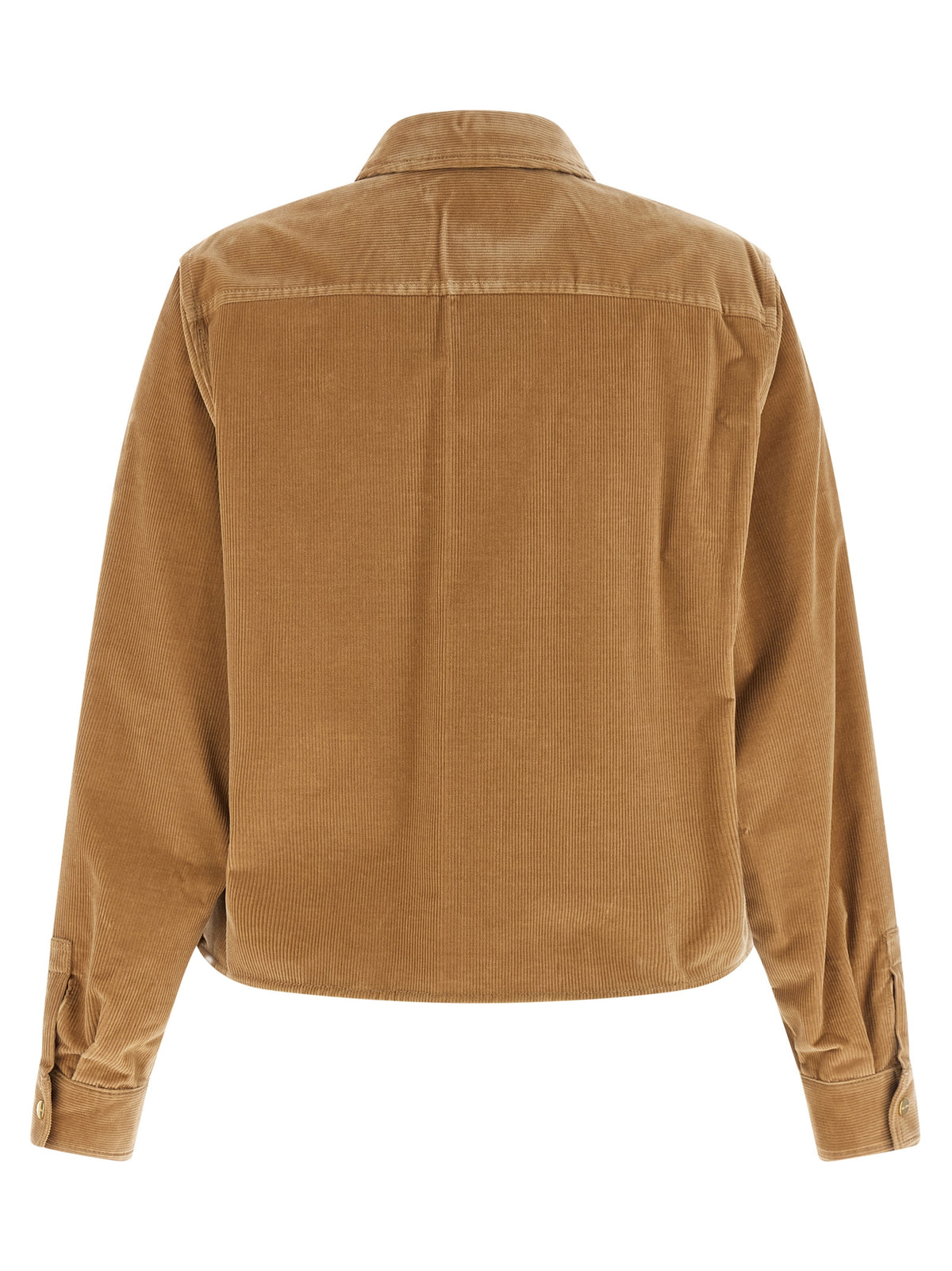 Max Mara Studio Beige Corduroy Overshirt
