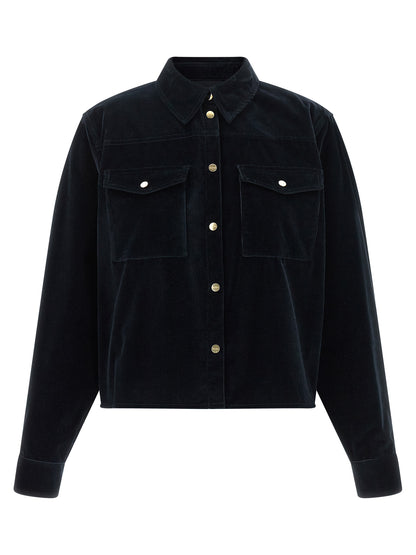 Max Mara Studio Blue Shirt Jacket