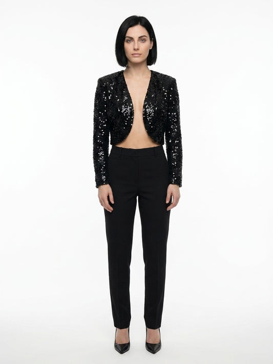 Dolce & Gabbana Black Polyester Jacket