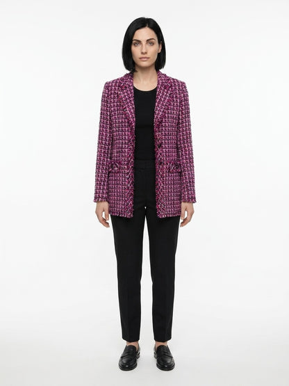Dolce & Gabbana Purple Cotton Jacket