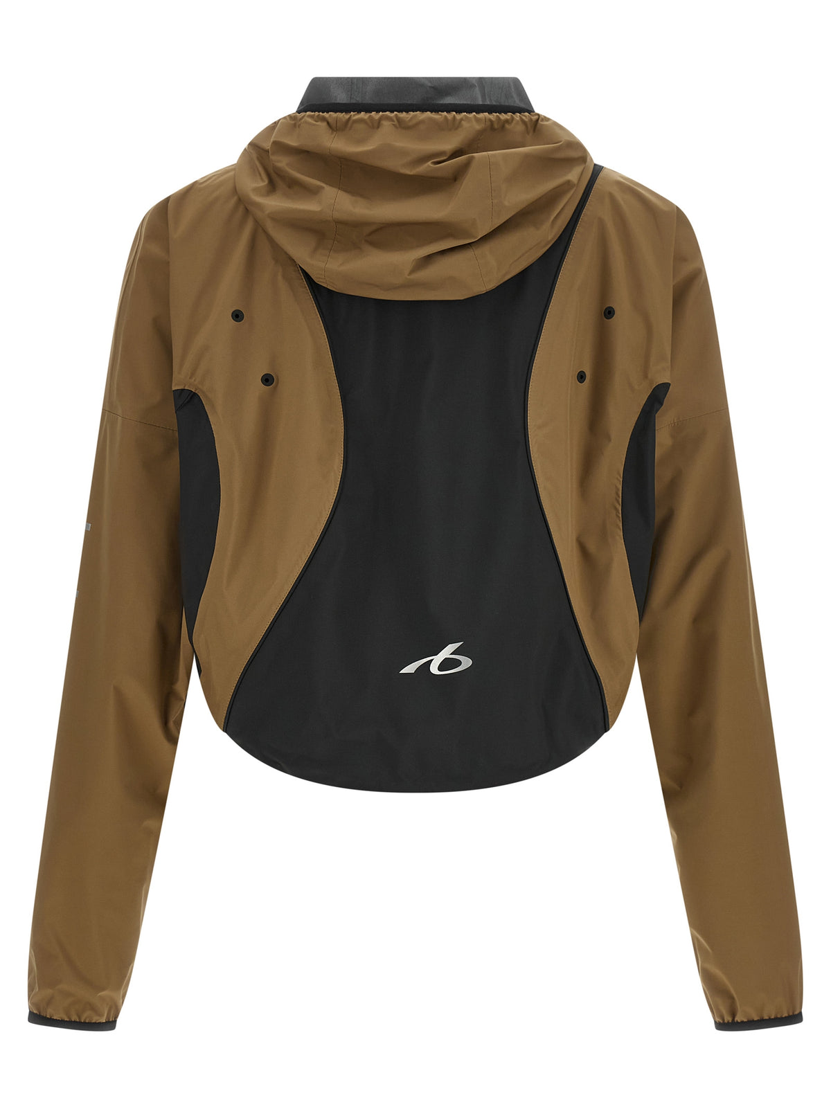 Balenciaga Hooded Brown Technical Shell Jacket