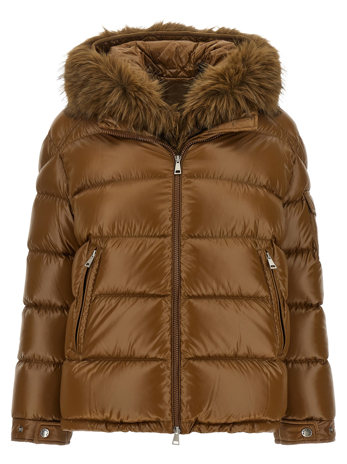 Moncler Hypolais Brown Short Down Jacket