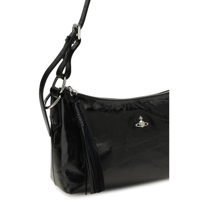 Black Calf Leather Bos Taurus Shoulder Bag