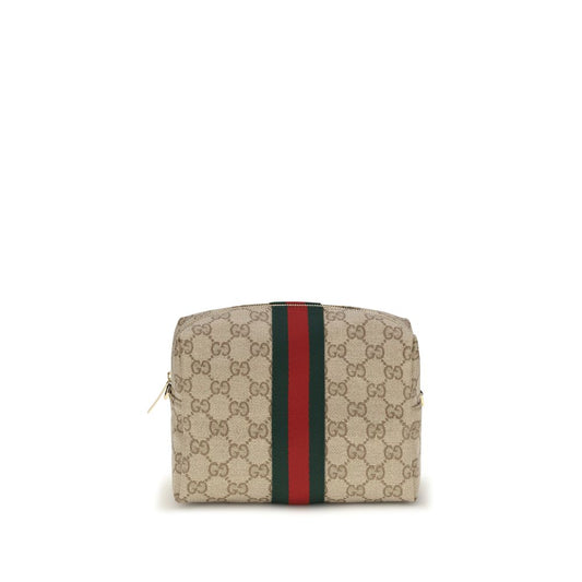 Gucci Mini Camera Bag with Web Beige GG Canvas