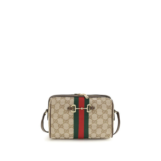 Gucci Horsebit 1955 Small GG Supreme Camera Bag