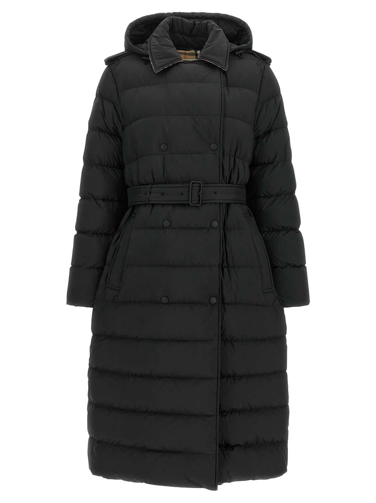 Burberry Kent Black Long Down Jacket