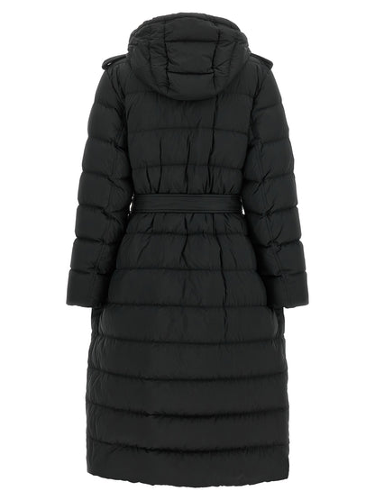 Burberry Kent Black Long Down Jacket
