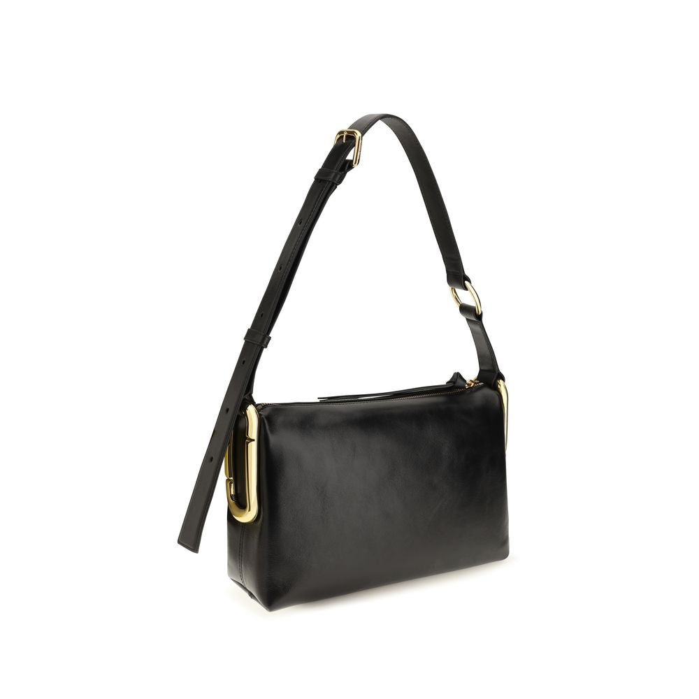 Marc Jacobs Juliette Messenger Black Calf Leather Shoulder Bag