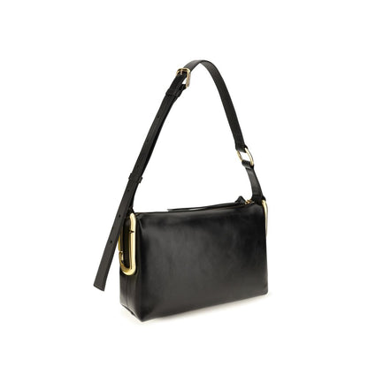Marc Jacobs Juliette Messenger Black Calf Leather Shoulder Bag