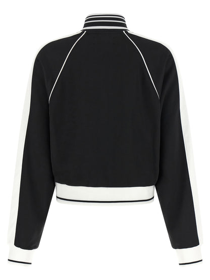 Amiri MA Monogram Contrast-Trim Black Track Jacket