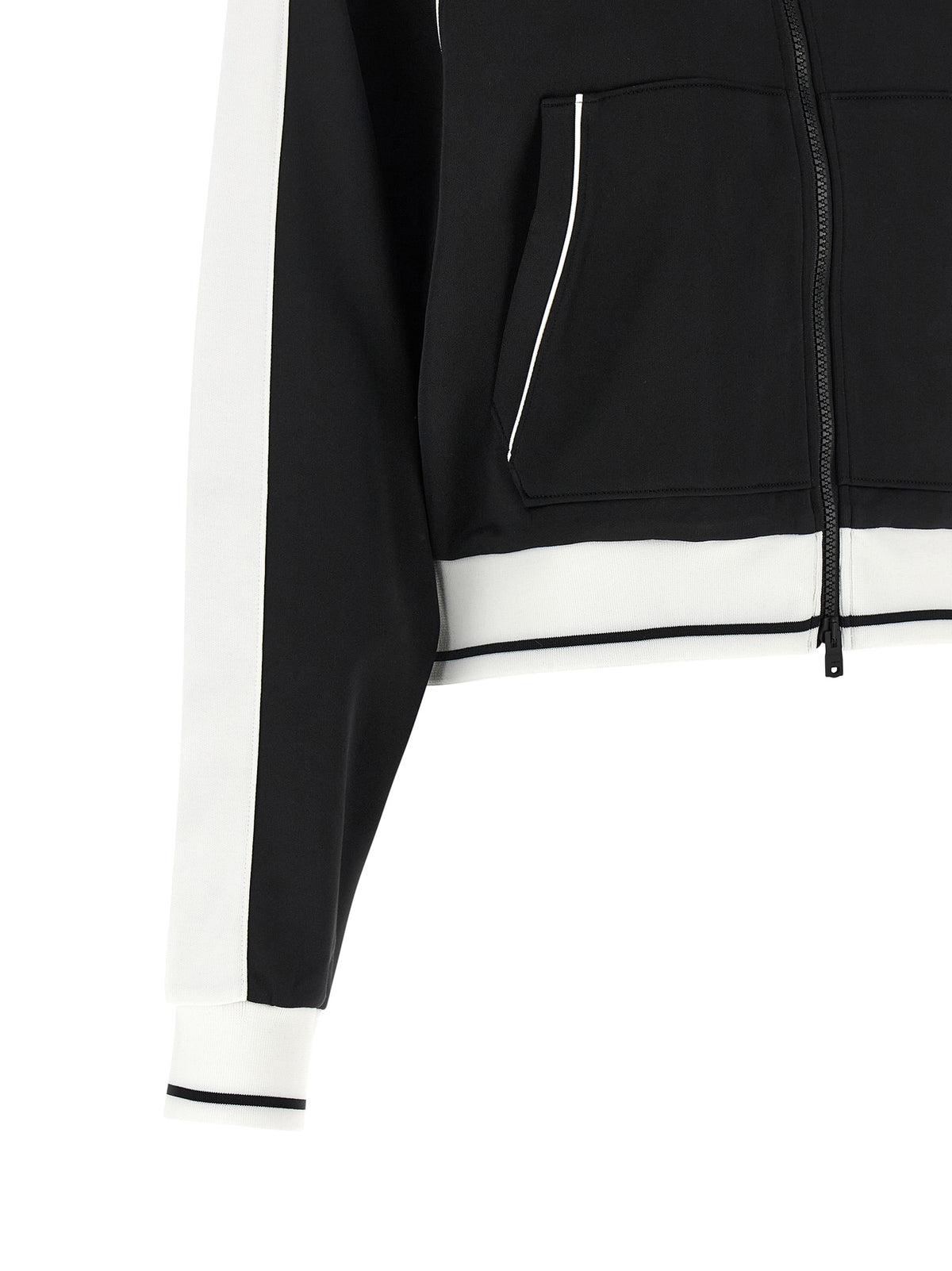 Amiri MA Monogram Contrast-Trim Black Track Jacket