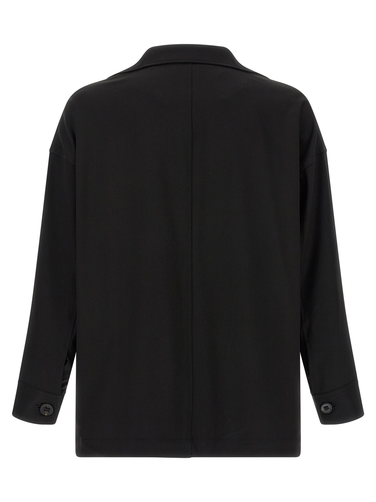 Y-3 Black Chore Wool-Blend Blazer