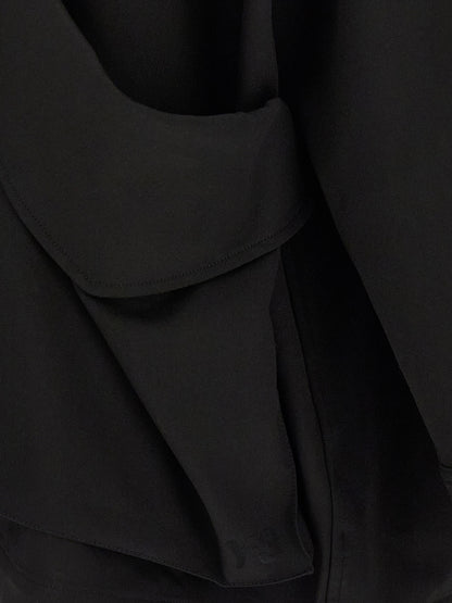 Y-3 Black Chore Wool-Blend Blazer