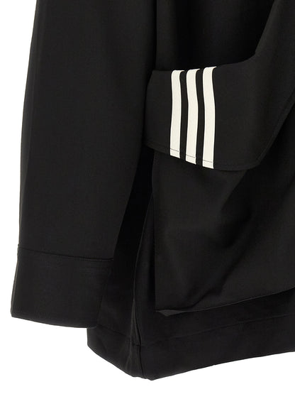 Y-3 Black Chore Wool-Blend Blazer