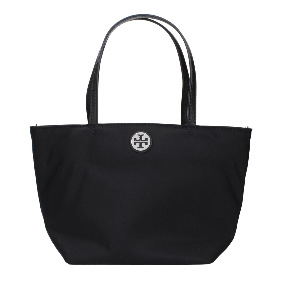 Tory Burch Piper Black Nylon Mini Tote Bag