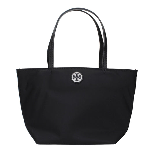 Tory Burch Piper Black Nylon Mini Tote Bag