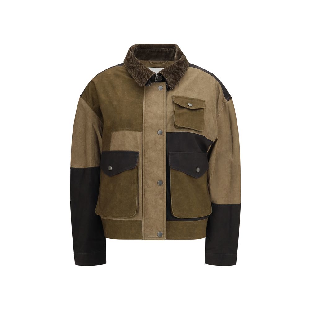 Isabel Marant Étoile Risla Bicolor Cotton Jacket