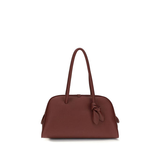 Jacquemus Il Turismo Bordeaux Grainy Leather Shoulder Bag