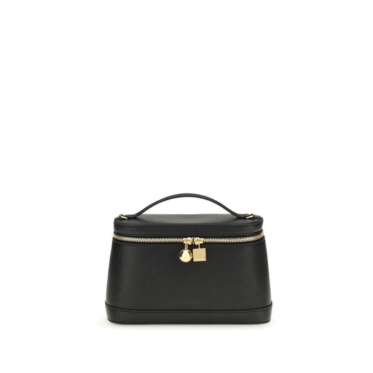 Jacquemus Le Petit Vanity Black Leather Handbag