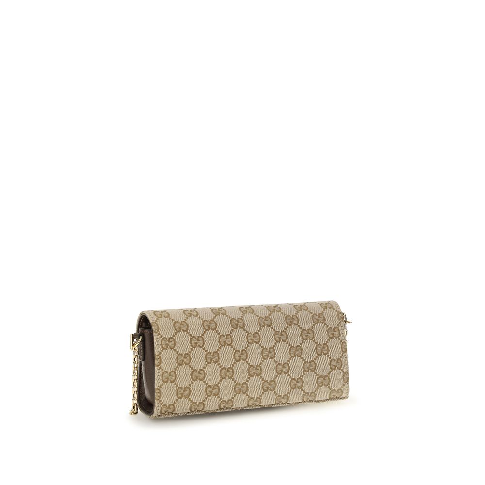 Beige Polyester Wallet