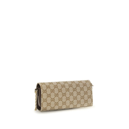 Beige Polyester Wallet