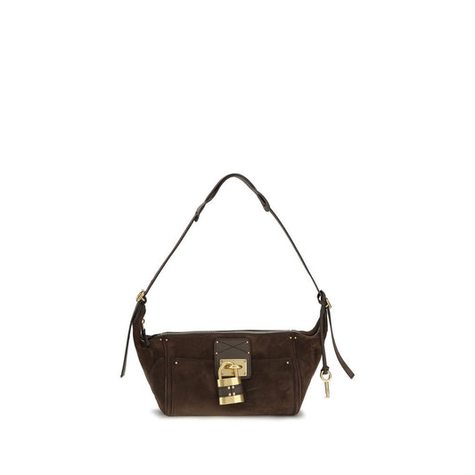 Chloé Paddington Brown Suede Shoulder Bag