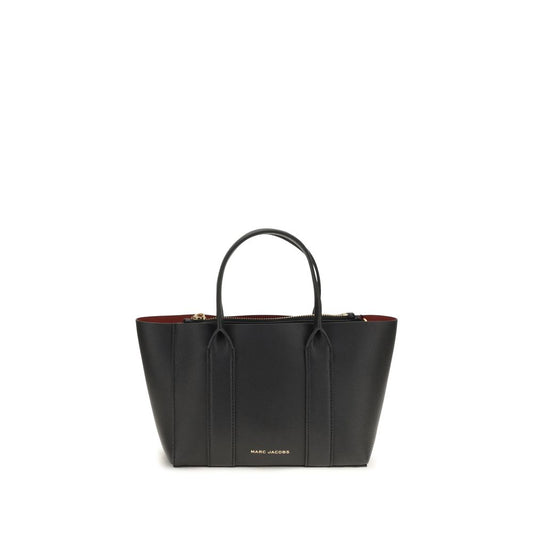 Marc Jacobs Pop J Small Work Tote Black Pebble Leather Bag