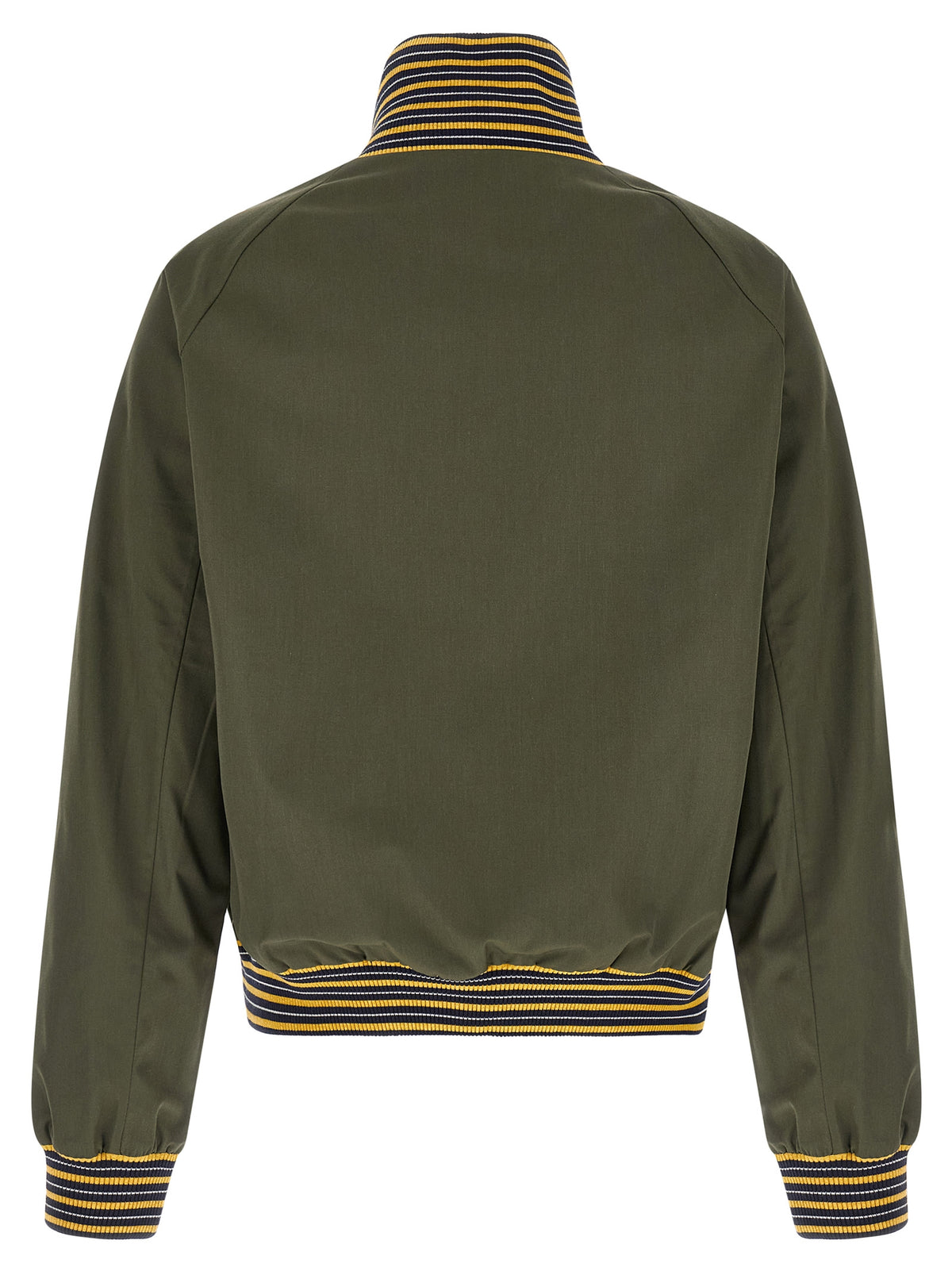Prada Bicolor Poplin Bomber Jacket