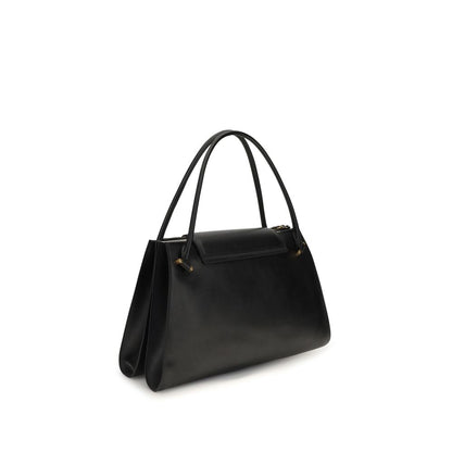 Black Calf Leather Bos Taurus Shoulder Bag