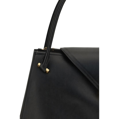Black Calf Leather Bos Taurus Shoulder Bag