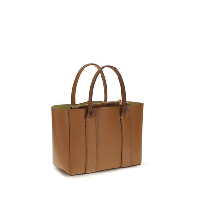 Marc Jacobs Pop J Small Work Tote Brown Pebble Leather Bag