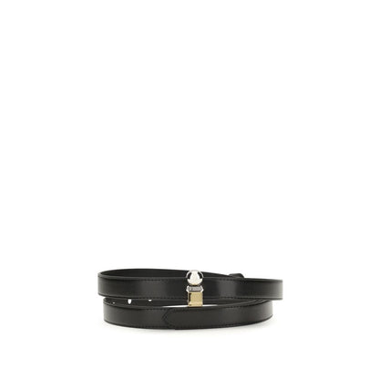 Jacquemus Citta Black Leather Belt