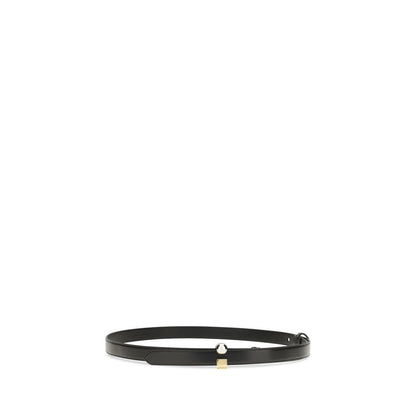 Jacquemus Citta Black Leather Belt