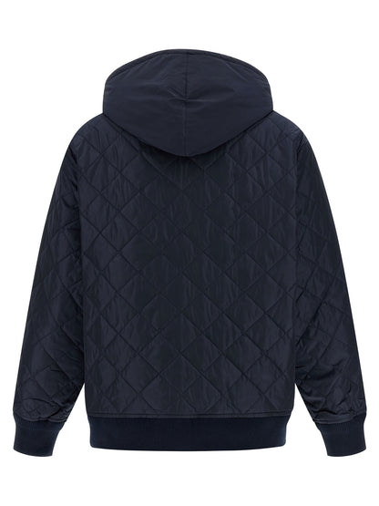 Prada Blue Quilted Nylon Jacket