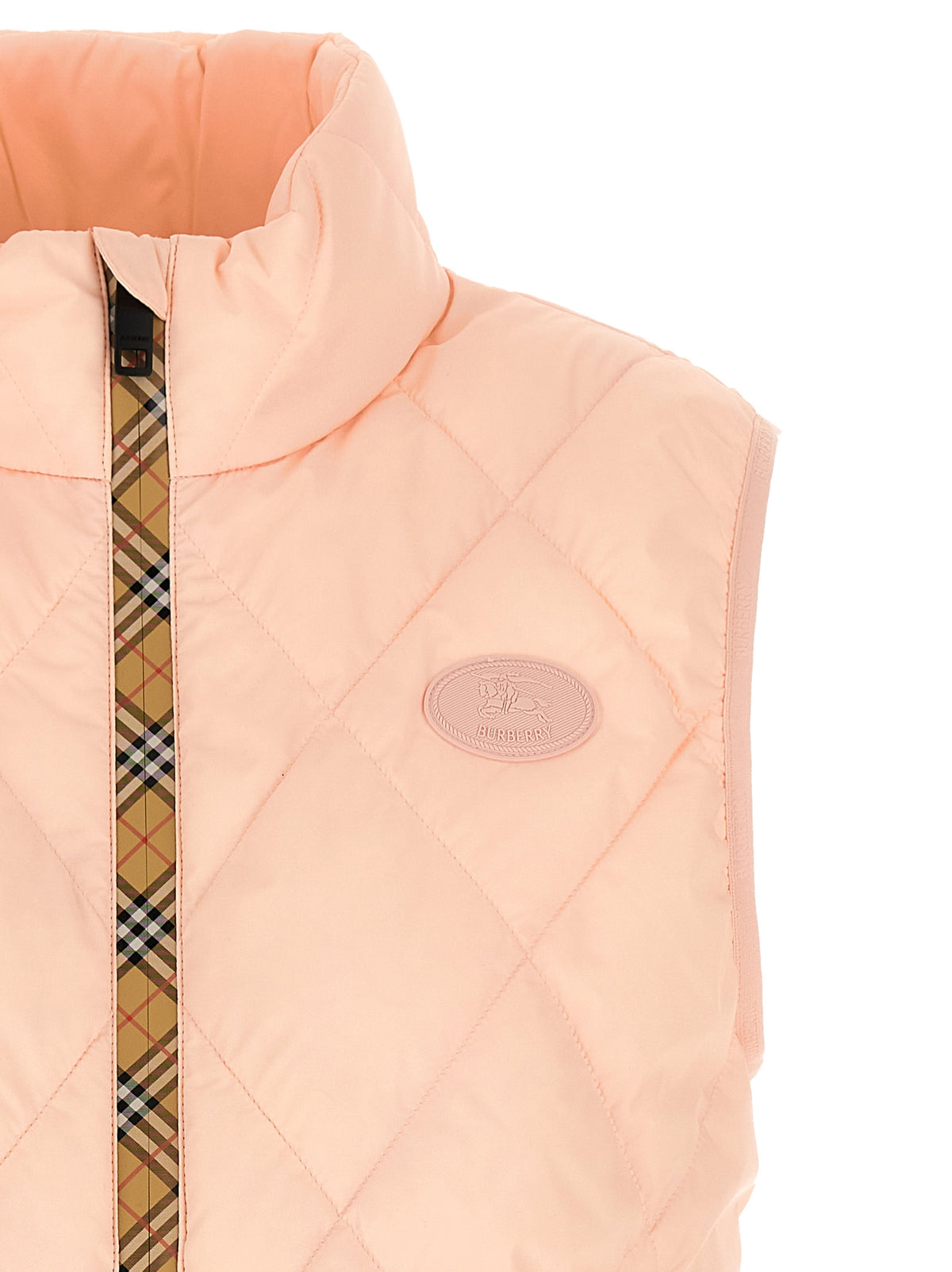 Burberry Cheswick Pink Quilted Nylon Jacket
