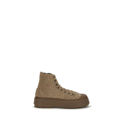 Casadei Explorer Brown Bouclé Sneakers