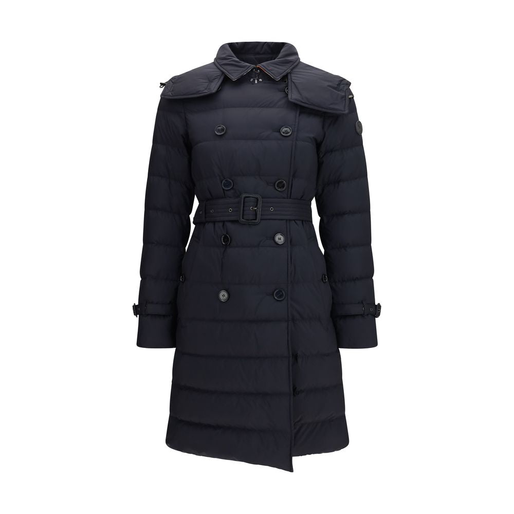 Burberry Audley Black Mid-Length Down Jacket