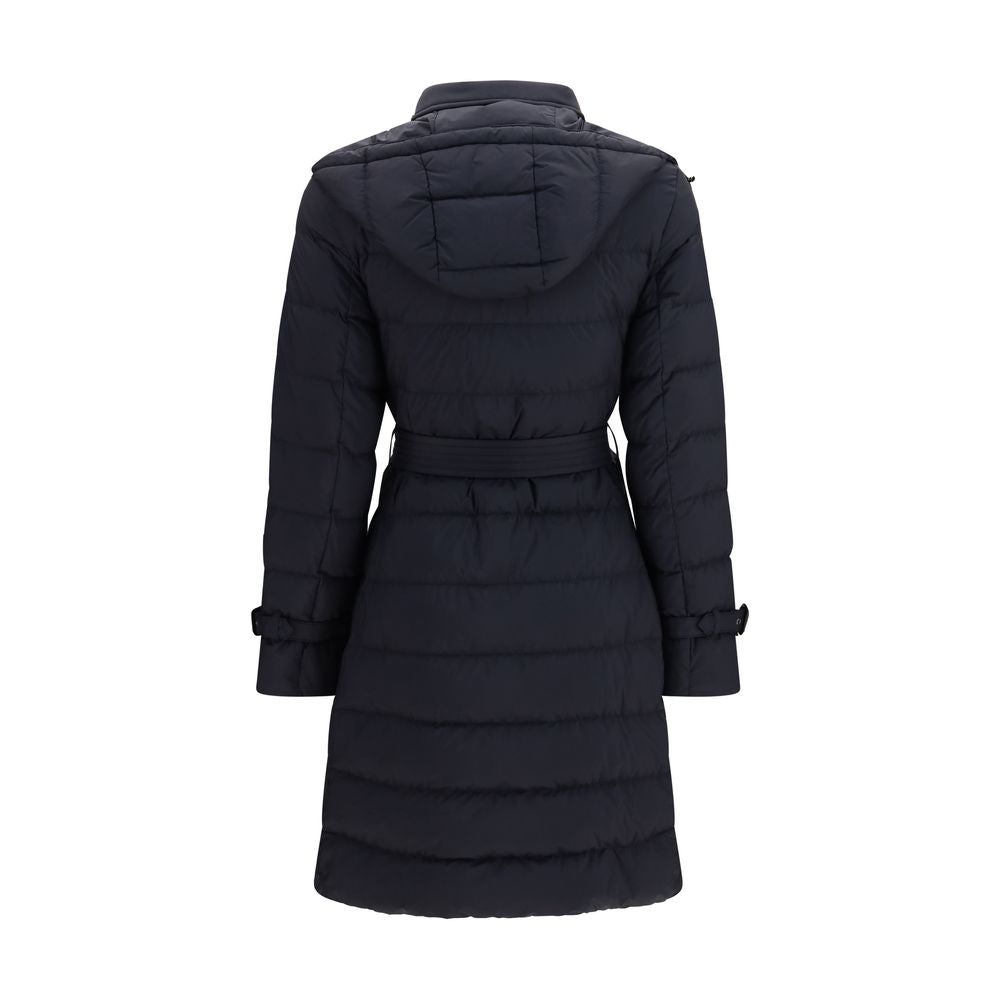 Burberry Audley Black Mid-Length Down Jacket