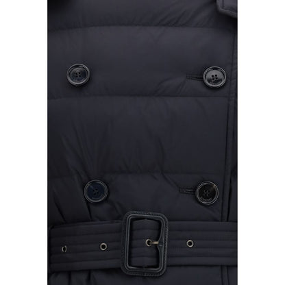 Burberry Audley Black Mid-Length Down Jacket