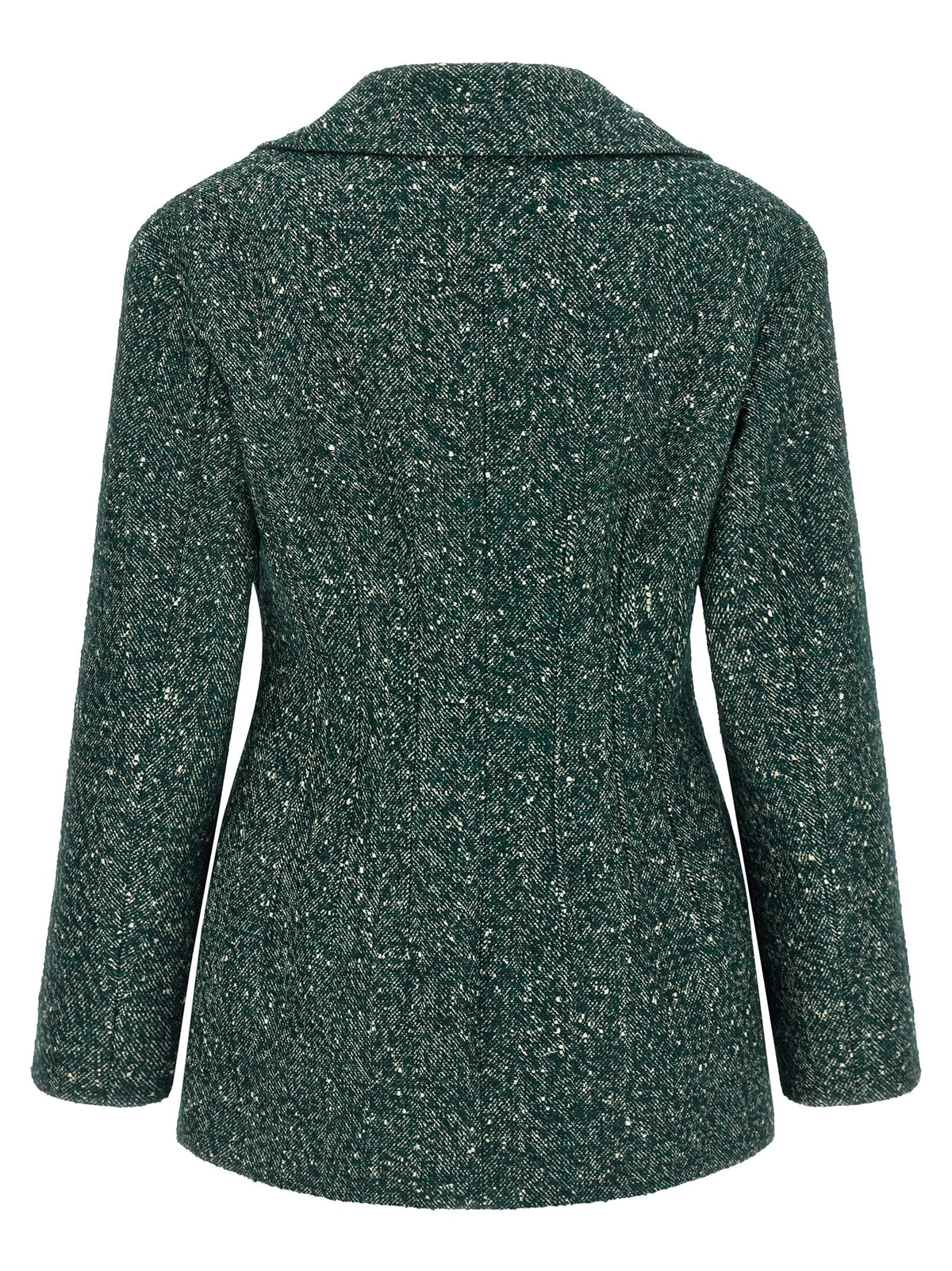 Max Mara Studio Green Civada Wool-Blend Blazer