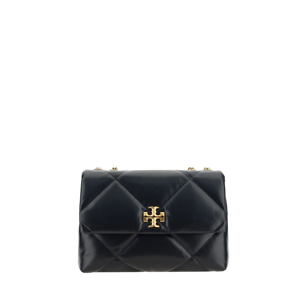 Tory Burch Kira Diamond Black Lambskin Shoulder Bag