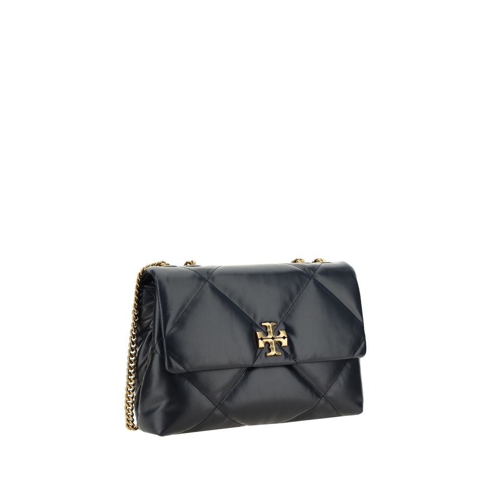 Tory Burch Kira Diamond Black Lambskin Shoulder Bag