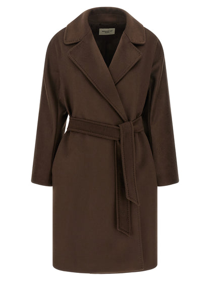 Weekend Max Mara Pedale Brown Wool Coat
