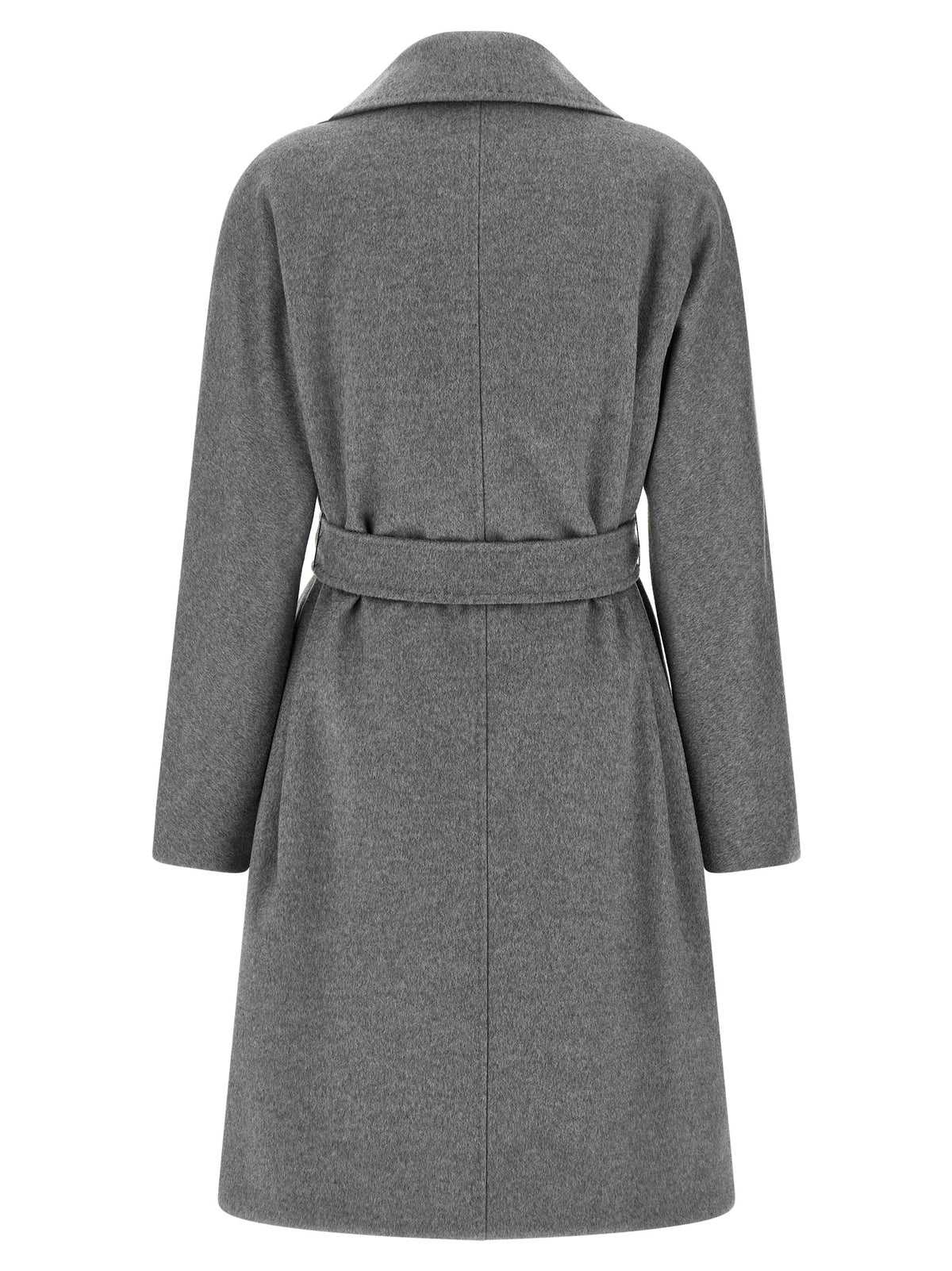 Max Mara Studio Ravenna Gray Virgin Wool Coat