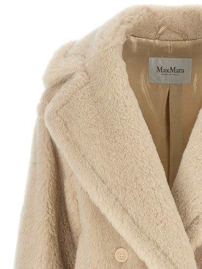 Max Mara Alcuno White Alpaca Short Coat