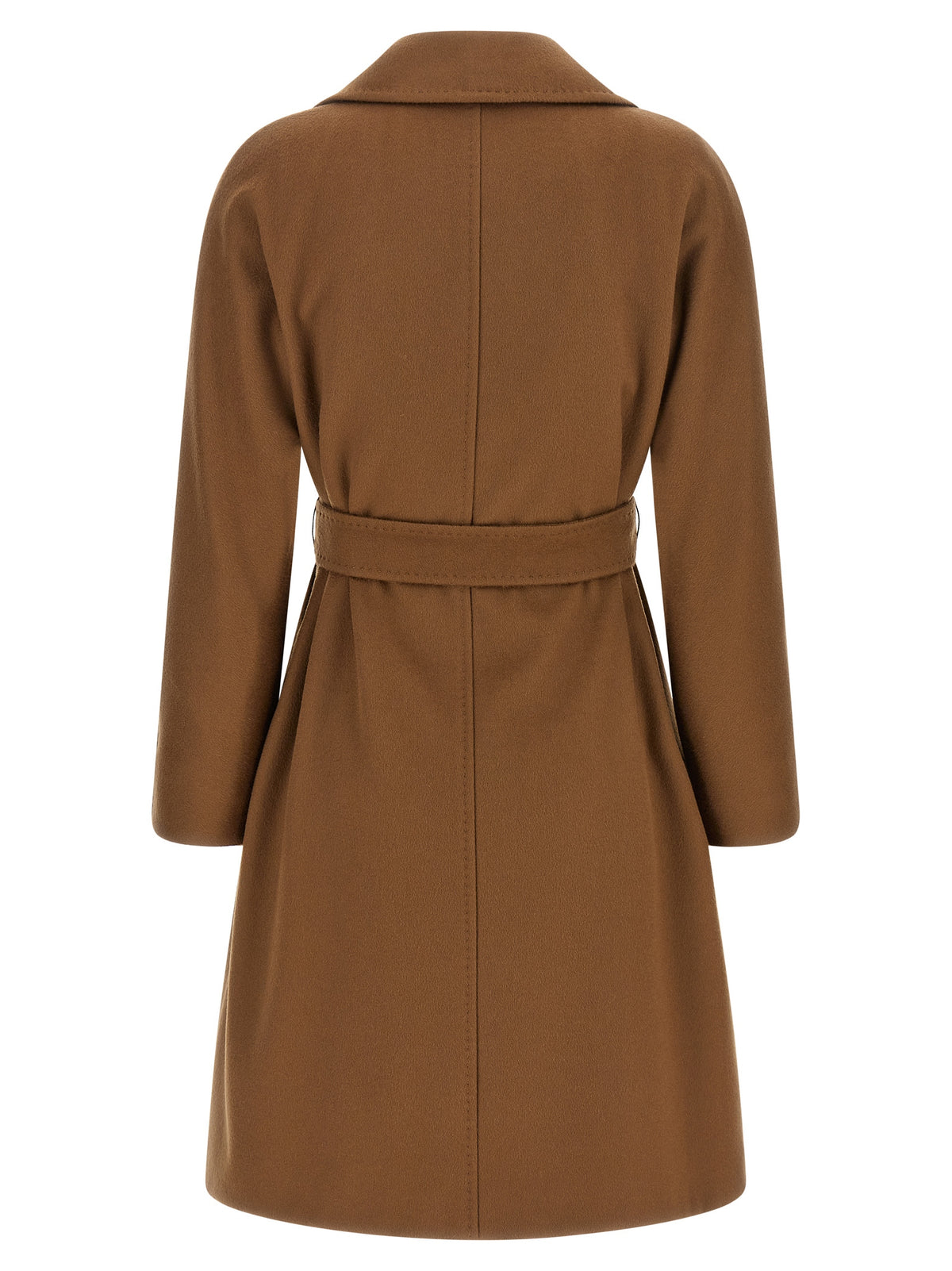 Max Mara Studio Ravenna Beige Virgin Wool Coat